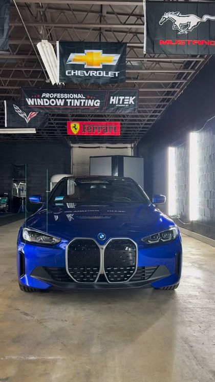 BMW i4 — In the bay — The Tint Kings, Santa Maria