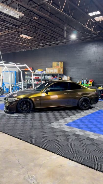 BMW M-Series — Gold colour-shift wrap — The Tint Kings, Santa Maria